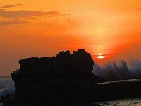 SUNSET TANAH LOT TEMPLE | FLOATING TEMPLE  | SEA TEMPLE | BALI INTEREST PLACE | BALI GOLDEN TOUR