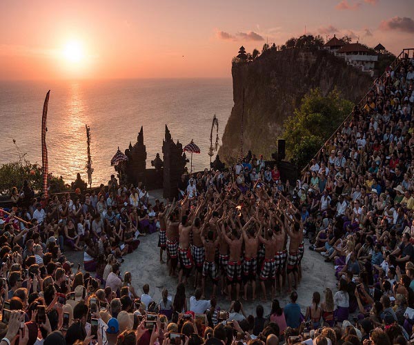 Kecak and Fire Dance Performance | Bali Water Sports and Uluwatu Tour | Bali Golden Tour