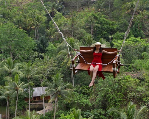 Pic Heaven Swing | Tandem Swing | Bali Golden Tour