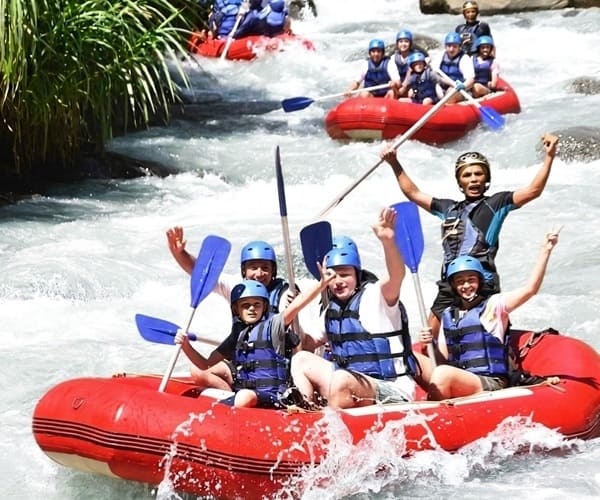 1.5-hour white water rafting down the Ayung River canyon and 90 minutes of rugged off-road quad bike riding with a 1-hour coastal horse ride in Bali