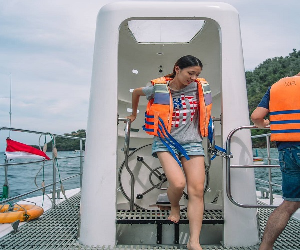 Exit Door at Odyssey Submarine | Bali Activities Tours | Bali Golden Tour