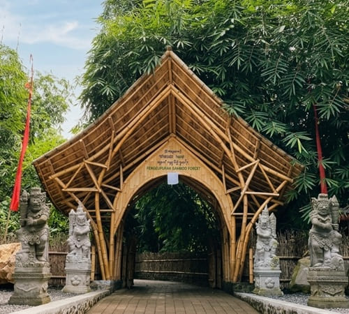 Entrance Bamboo Forest Penglipuran