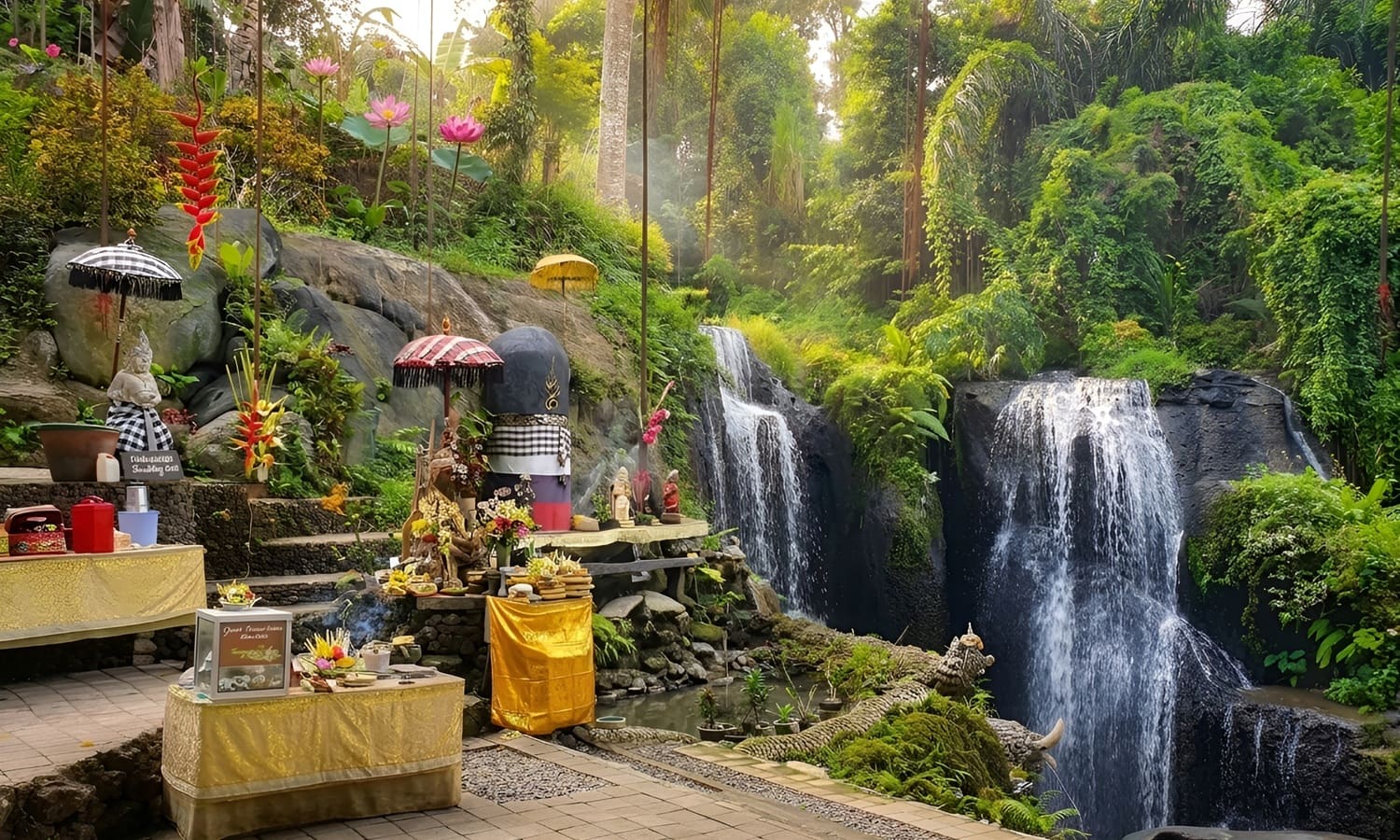 Beji Griya Waterfall | Purifying at Beji Griya Waterfall