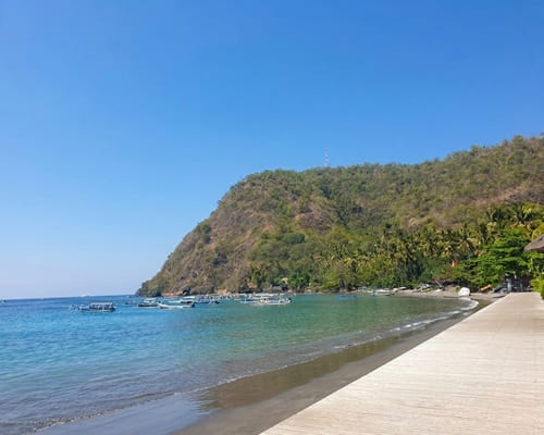 View of Labuhan Amuk Beach