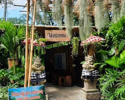 Entrance Poh Gading Waterfall