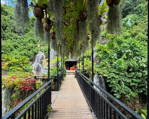 Bridge at Poh Gading Waterfall