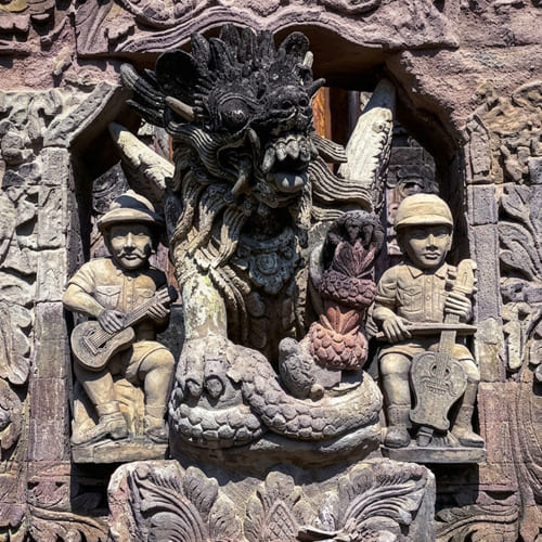 Carving Inside Beji Temple