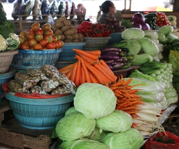 Candi Kuning Market - Vegetables