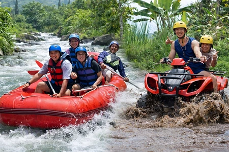 Bali Rafting and ATV Ride Tour