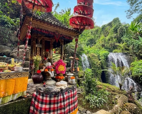 Beji Griya Waterfall Temple