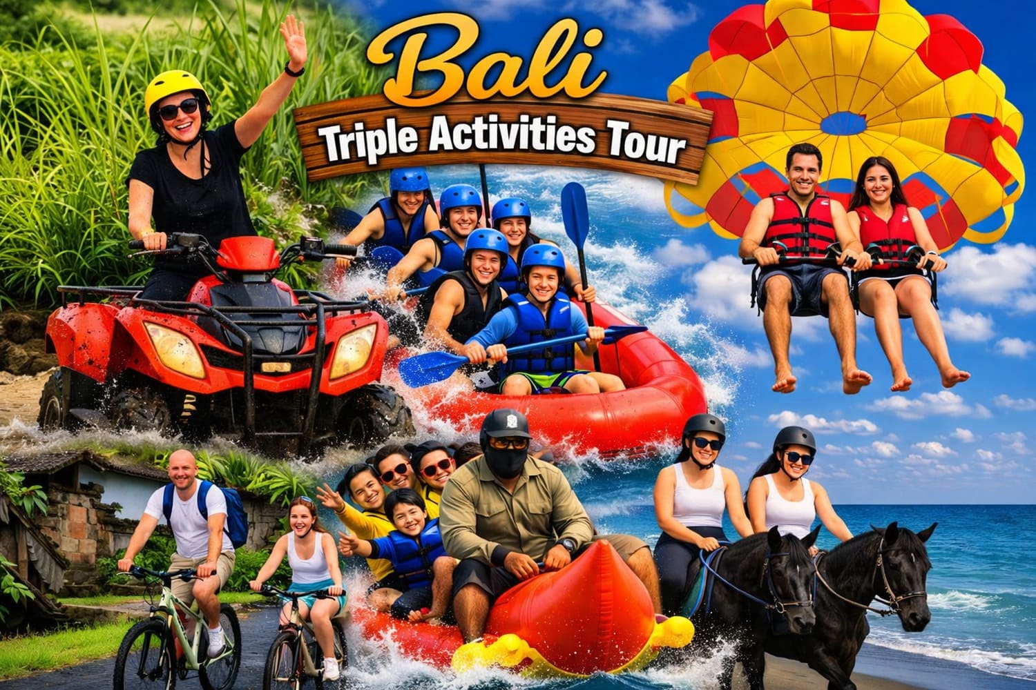 Bali Triple Activities Tour - Bali Golden Tour